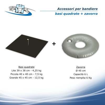 Accessorio Bandiere pubblicitarie a vela Zoom+Feather con personalizzazione inclusa