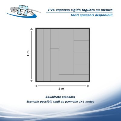 Lastre in PVC espanso rigido - forex bianco 3/5/10/19 mm, taglio pannelli su misura, dimensioni e finiture personalizzabili