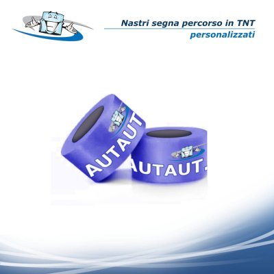 Nastri segna percorso in TNT personalizzati con il Tuo logo