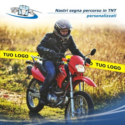 Nastri segna percorso in TNT personalizzati con il Tuo logo