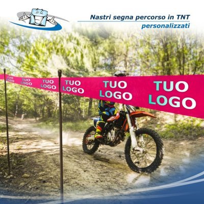 Nastri segna percorso in TNT personalizzati con il Tuo logo