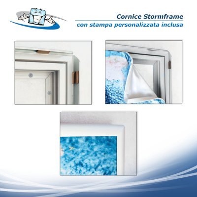 Stormframe - Cornice in alluminio con stampa personalizzata banner e teloni pubblicitari di grandi dimensioni