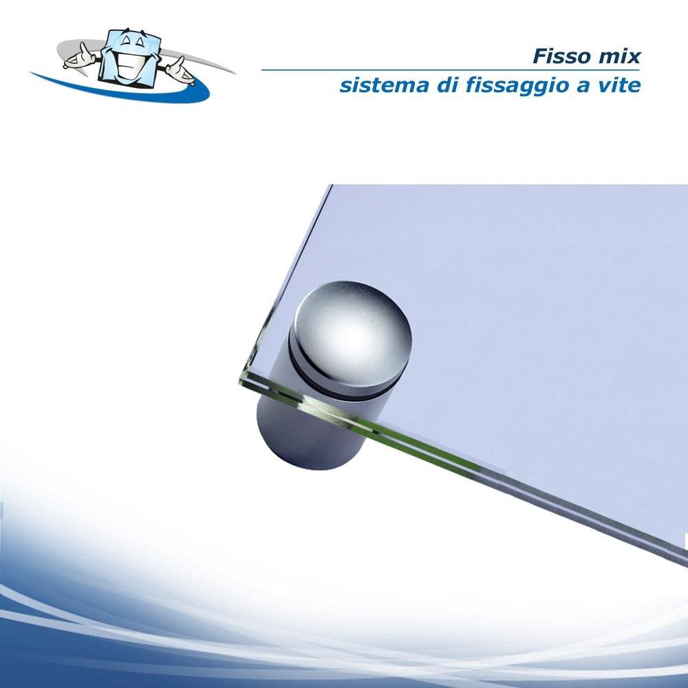 Fisso mix Ø13 mm - Sistema di fissaggio a vite in ottone