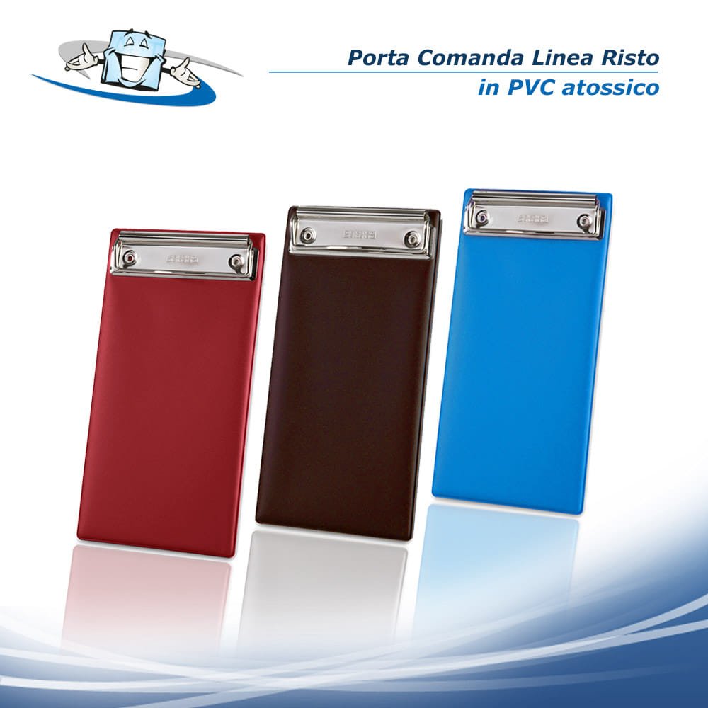 Linea Risto - Porta comanda con molla ferma fogli in PVC atossico
