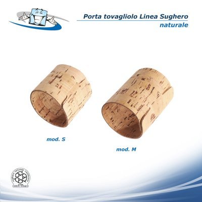 Linea Sughero - Porta tovagliolo Belt in 2 misure in sughero vegetale