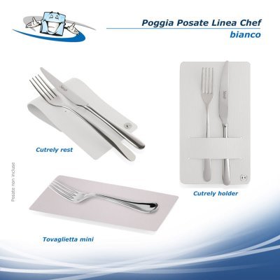 Linea Chef - Poggia posate in vera pelle rigenerata disponibile in 3 modelli