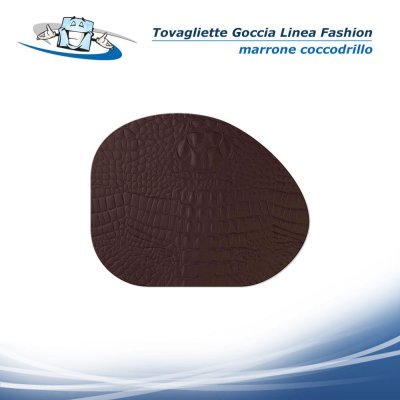 Linea Fashion - Tovagliette Goccia disponibili in 2 formati e 3 colori in vera pelle rigenerata